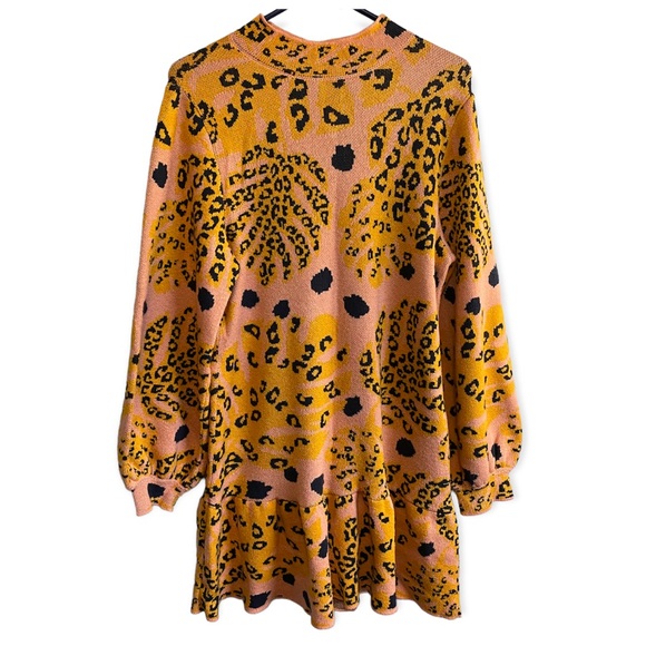 Farm Rio Palms Sweater Mini Dress - Picture 3 of 15